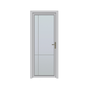 Porta do banheiro de vidro fosco para interior