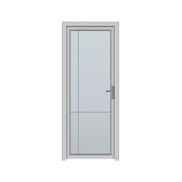 Porta do banheiro de vidro fosco para interior