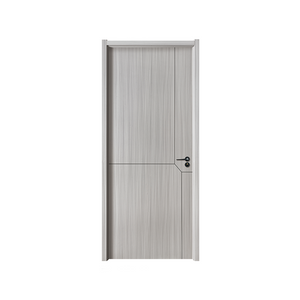 Porta de madeira interior personalizada de estilo luxuoso